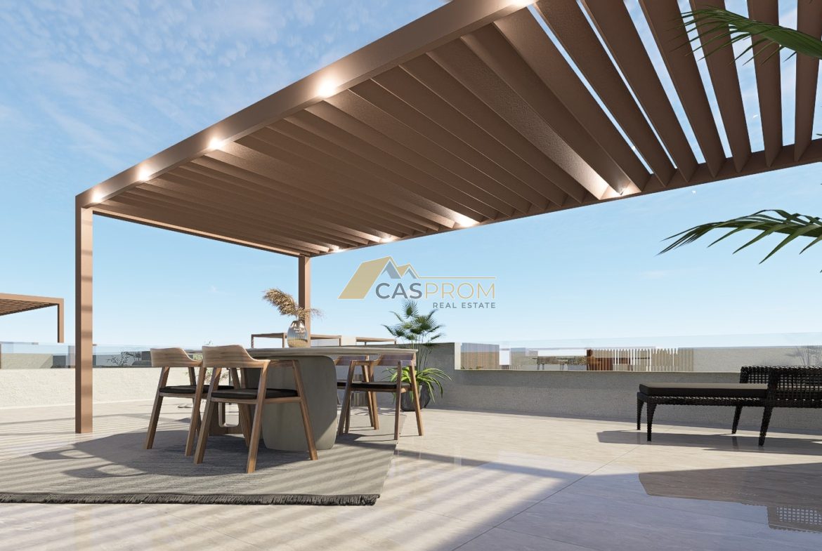 BUNGALOW DOLNY Z OGRODEM I BASENEM W PILAR DE LA HORADADA