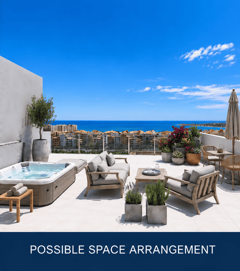 EKSKLUZYWNY PENTHOUSE Z PRYWATNYM SOLARIUM W PRESTIŻOWEJ INWESTYCJI VALONIA W PUNTA PRIMA