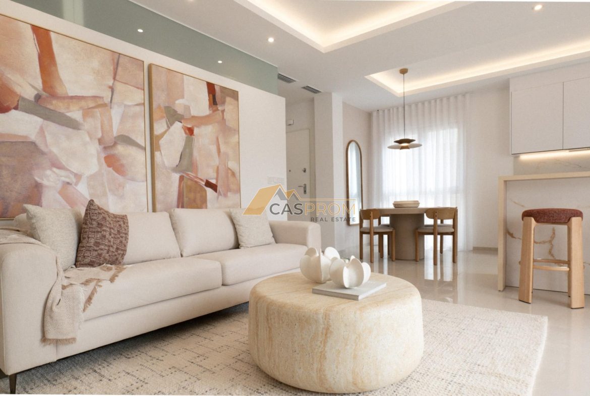 NOWOCZESNY APARTAMENT NA PARTERZE Z PRYWATNYM OGRODEM W CIUDAD QUESADA