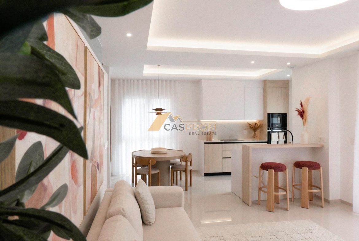 NOWOCZESNY APARTAMENT NA PARTERZE Z PRYWATNYM OGRODEM W CIUDAD QUESADA
