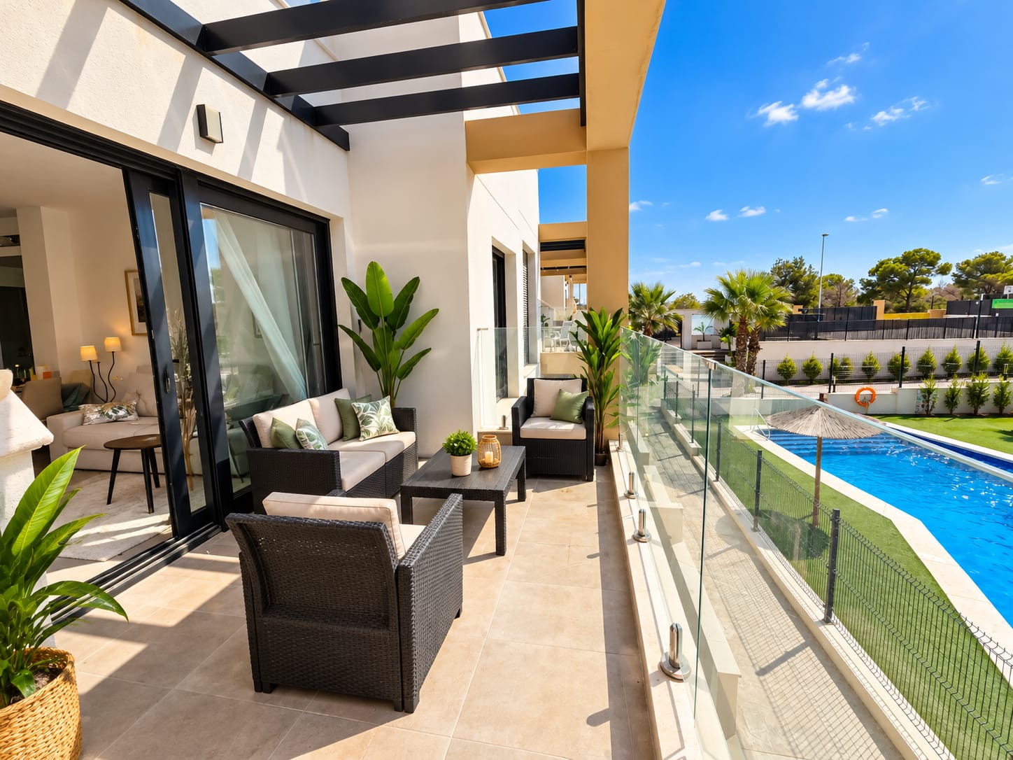 EKSKLUZYWNY GÓRNY BUNGALOW Z PRYWATNYM SOLARIUM W ORIHUELA COSTA