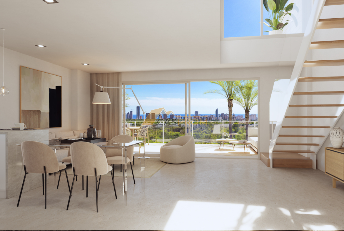 NOWOCZESNY APARTAMENT NA PARTERZE Z PRYWATNYM OGRODEM I WIDOKIEM NA MORZE W FINESTRAT