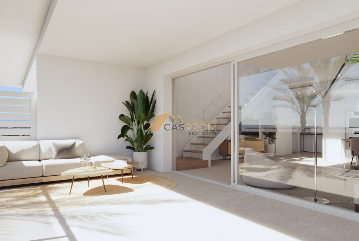 NOWOCZESNY APARTAMENT NA PARTERZE Z PRYWATNYM OGRODEM I WIDOKIEM NA MORZE W FINESTRAT