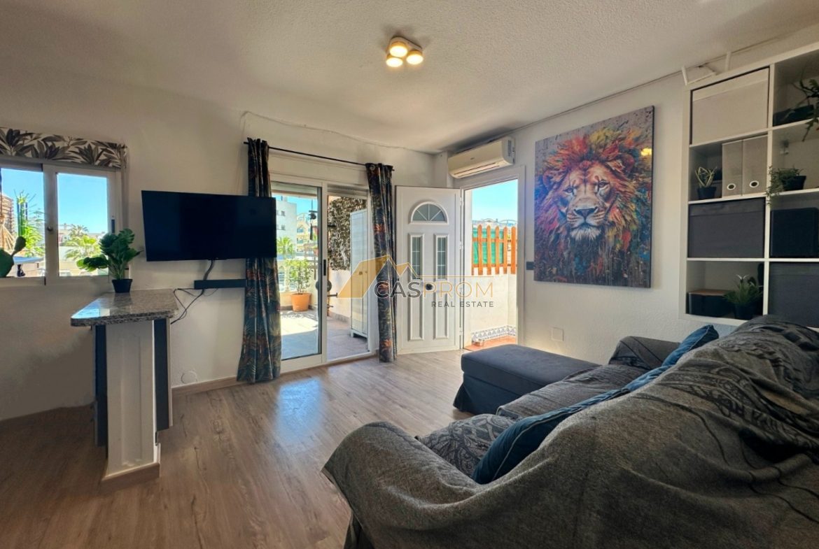 PRZYTULNY BUNGALOW Z PRYWATNYM OGRODEM I TARASEM W CABO ROIG – ORIHUELA COSTA