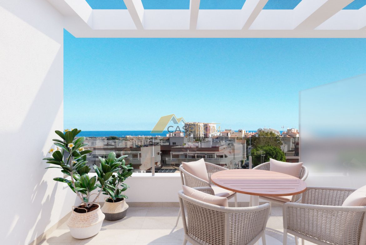 NOWOCZESNY APARTAMENT NA PIERWSZYM PIĘTRZE Z BASENEM W NUEVA TORREVIEJA