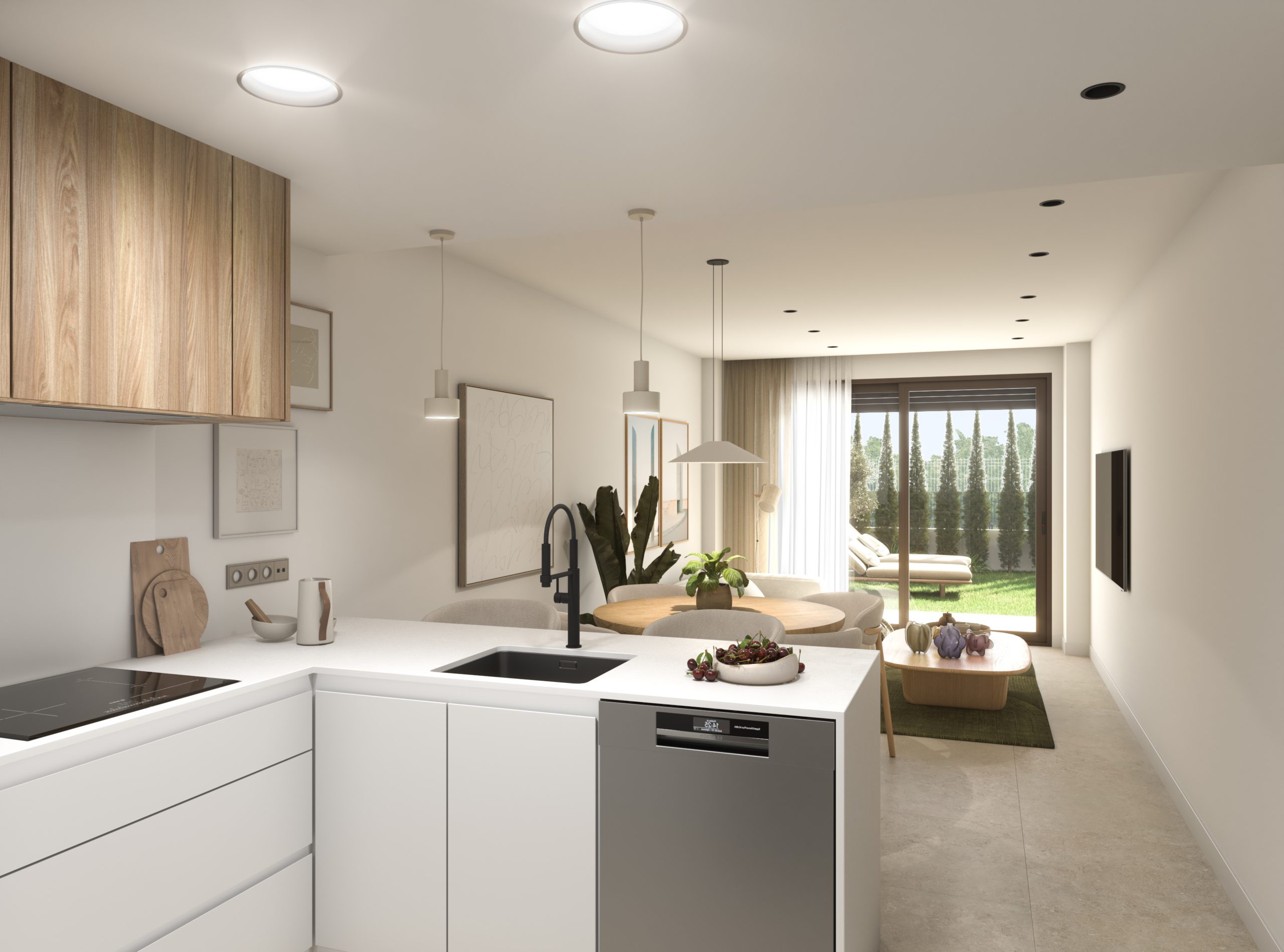 NOWOCZESNY APARTAMENT NA PARTERZE Z PRYWATNYM OGRODEM W GUARDAMAR DEL SEGURA 