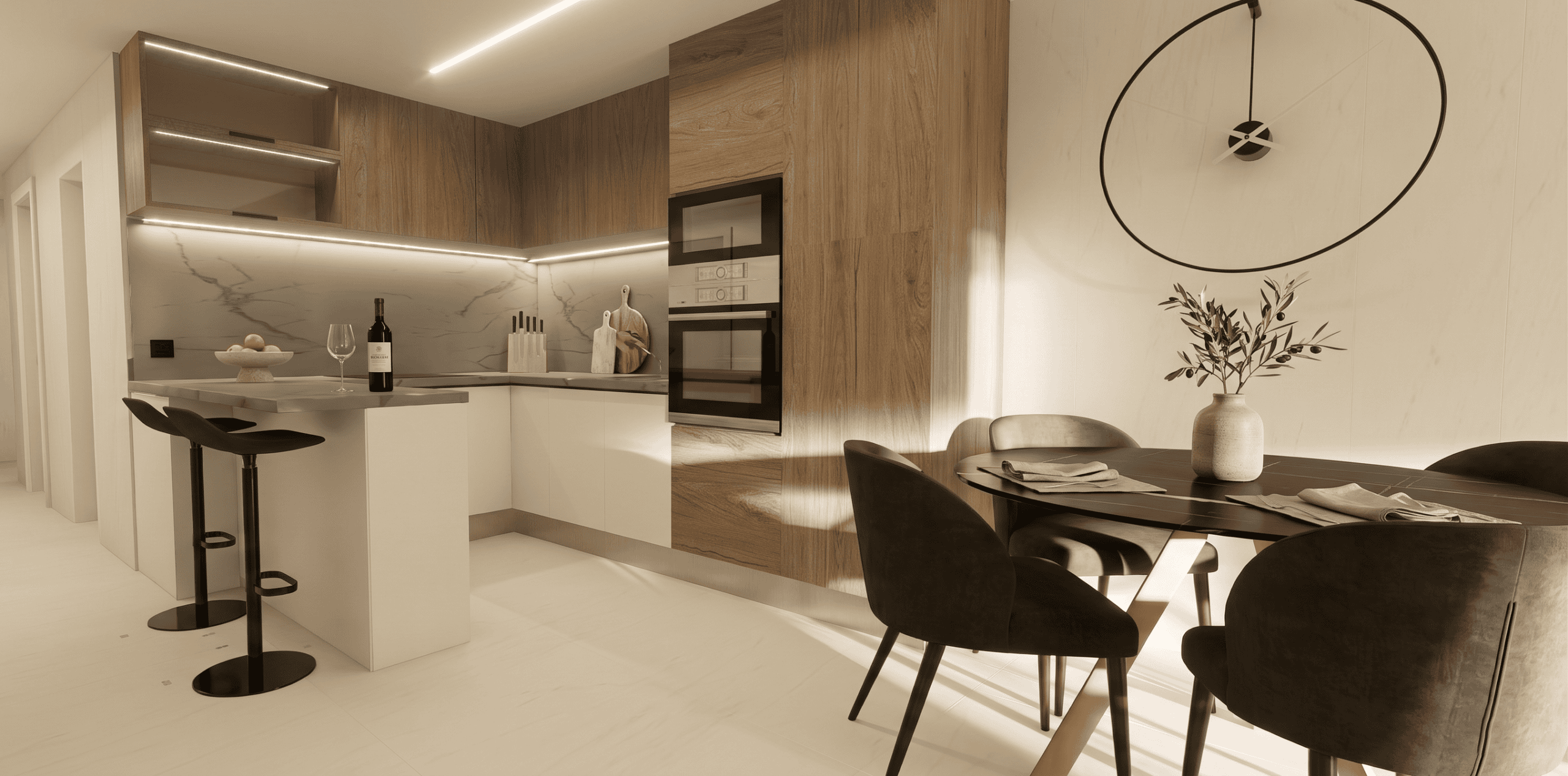 Oasis Garden Render9 NOWOCZESNY APARTAMENT NA PIERWSZYM PIĘTRZE W EL RASO